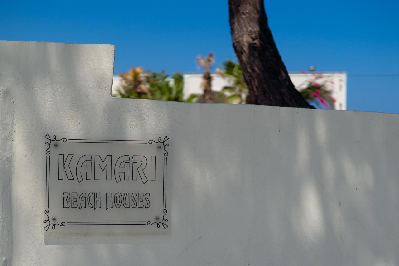 Kamari Beach Houses With Balcony And Garden ภายนอก รูปภาพ